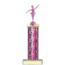 Trophies - #PINK Dance Ballerina D Style Trophy